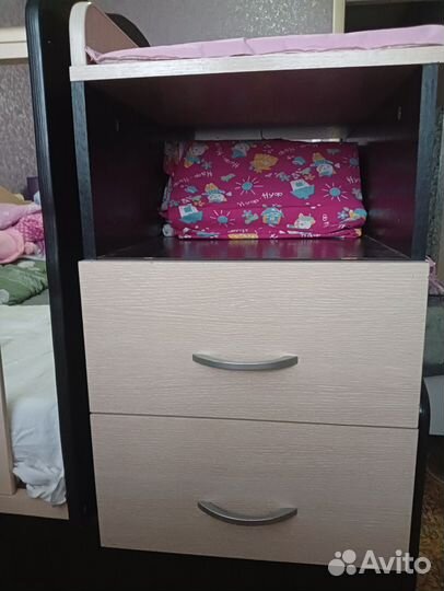 Детская кроватка трансформер с маятником