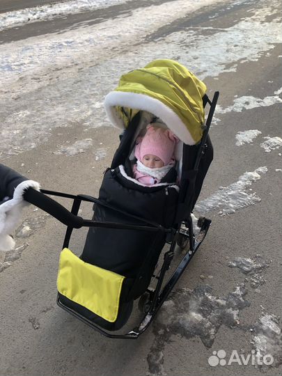 Коляска санки