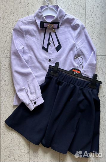 Школьная одежда для девочек 128-134 см(+рюкзак)