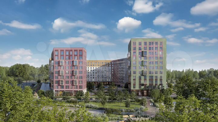 3-к. квартира, 68,8 м², 1/9 эт.