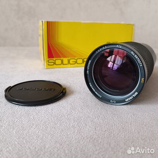 Зум объектив Soligor 28-200mm f/3.5-5.3 М42