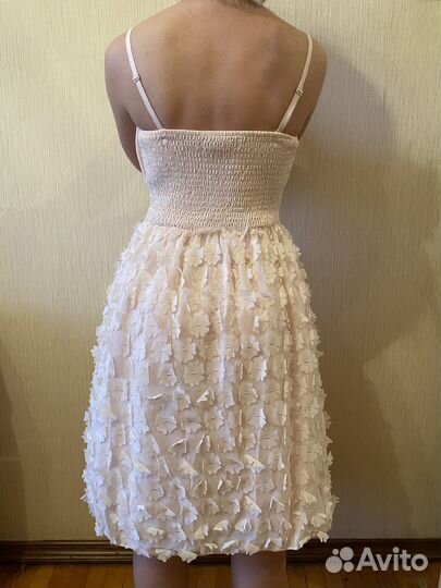 Вечернее платье розовое 42-44