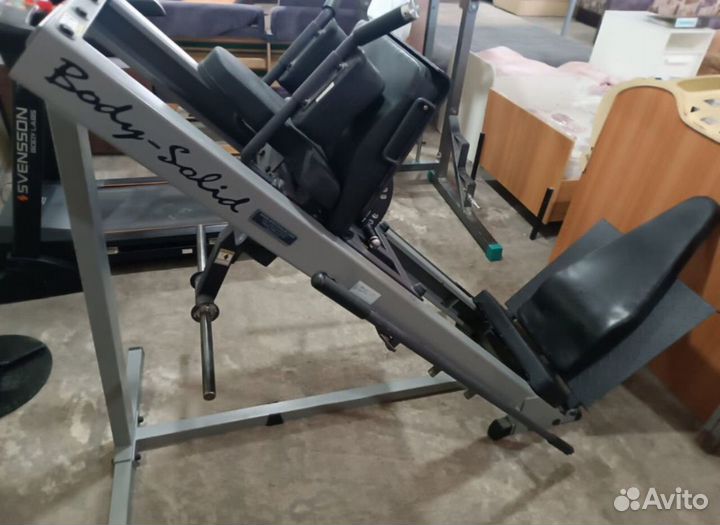 Силовой тренажёр жим ногами бу. Доставка бесплатно
