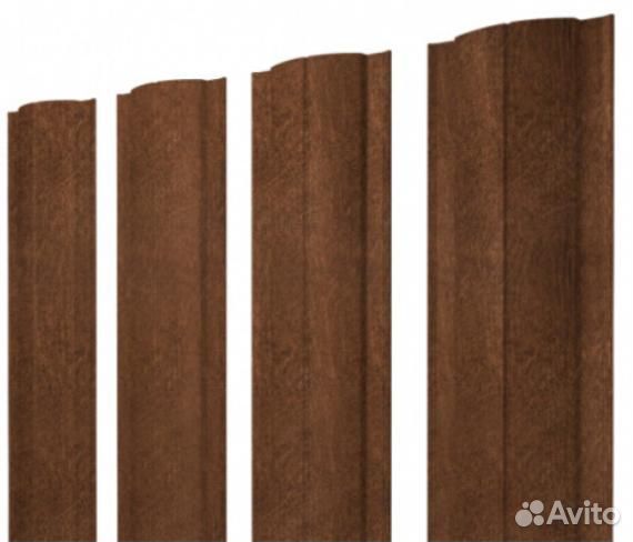 Штакетник Круглый 0,4 Print Antique Wood