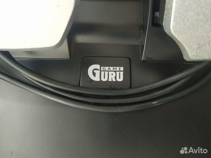 Руль, игровая приставка game guru