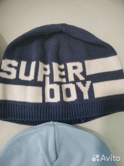 Шапки детские для мальчиков 2-4года цена за 4шт