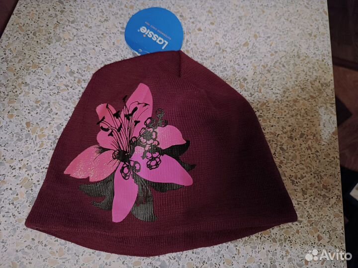Новая шапка на флисе 54-56 зима Lassie