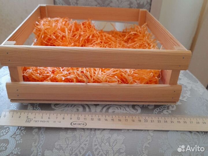 Ящик дерево для интерьера и упаковки подарка 25*25