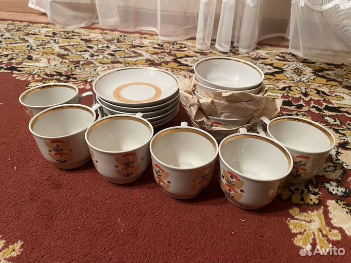 Чайный сервиз СССР фарфор