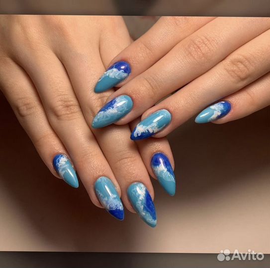 Наращивания ногтей, маникюр