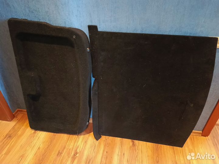 Полка и пол в багажник