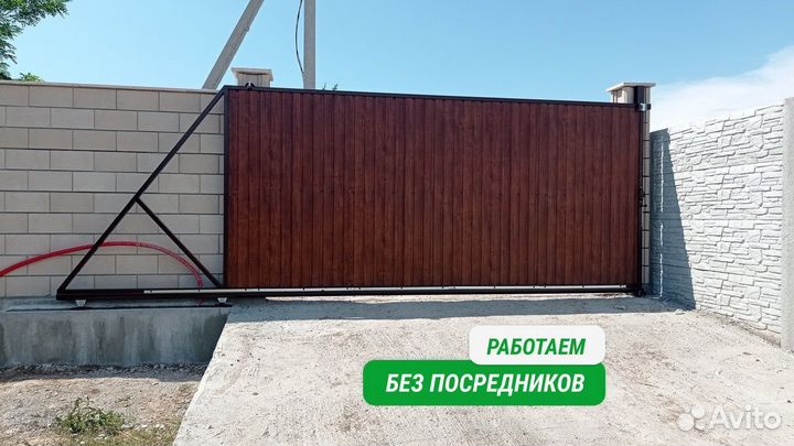 Забор для участка из профнастила