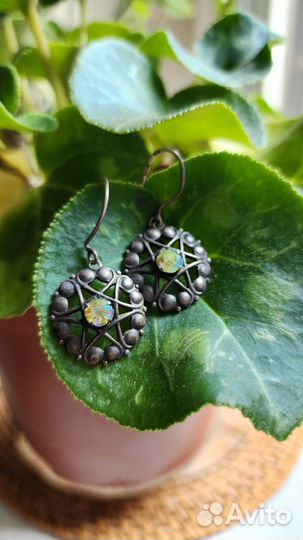 Винтажные серьги СССР 875 пр