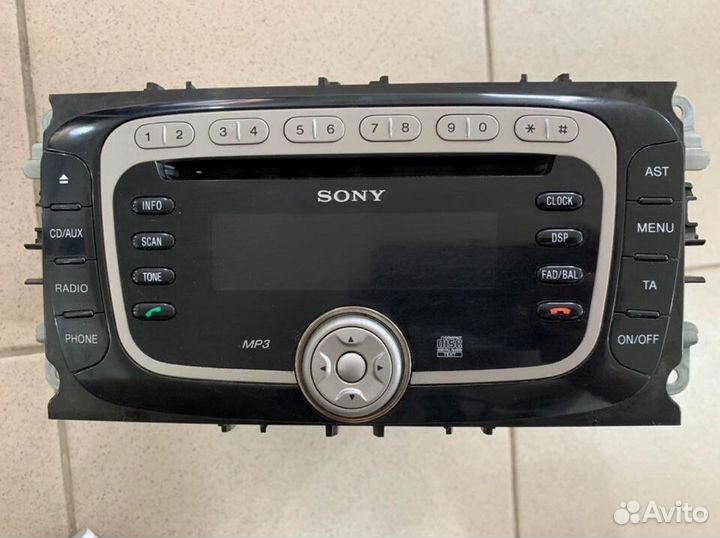 Магнитола магнитофон sony Ford Focus 2 рест 0425