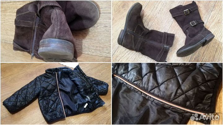 Брендовые вещи большим пакетом на дев 86-98см 2-4г