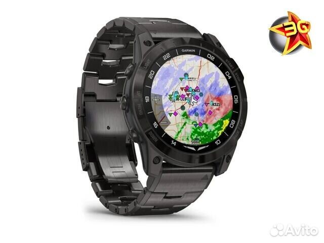 Часы Garmin D2 Mach 1 Pro Titanium Aviator Black 010-02804-81