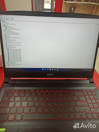 Ноутбук MSI katana GF66 12UE