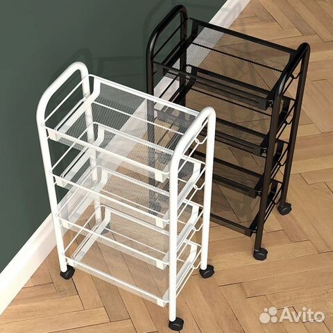 Тележка этажерка на колесиках напольная купить в Москве с доставкой ...