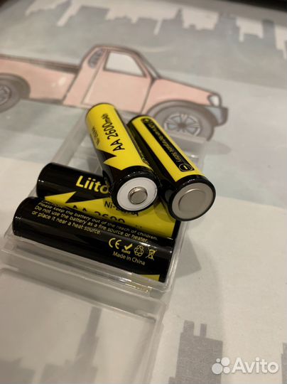 Аккумулятор (8шт) AA LiitoKala 2600 mAh