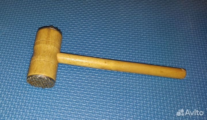 Молоток для мяса деревянный с металлом