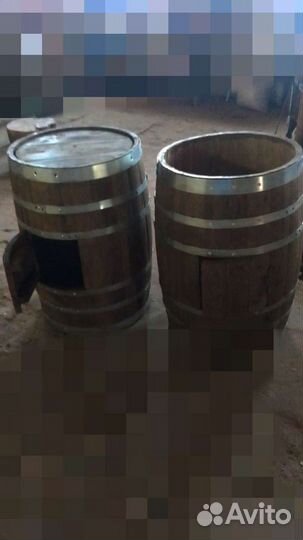 Бочка деревянная