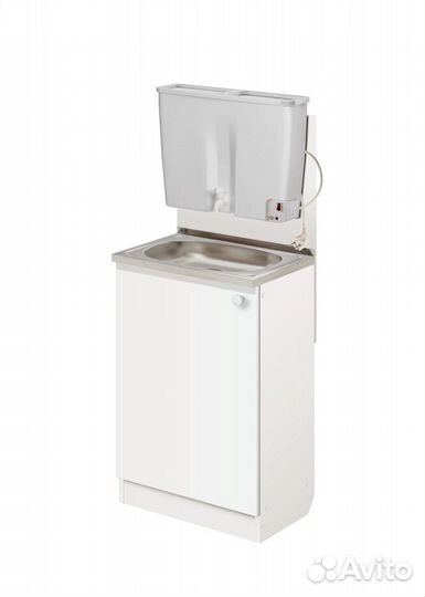 Дачный умывальник. Мойка: 40*50 нерж. сталь Нагрев