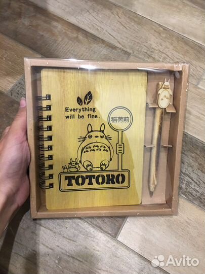 Блокнот тоторо с ручкой
