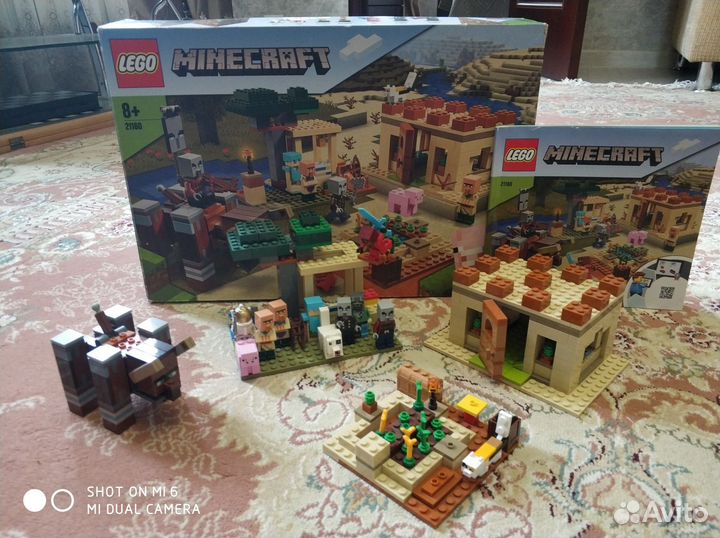 Lego minecraft деревня