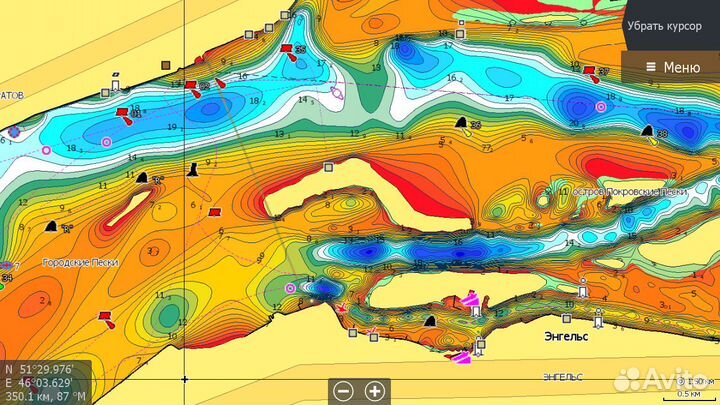 Карта глубин Lowrance C-MAP RS-Y050 России HD
