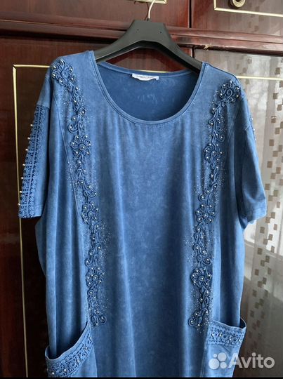 Нарядное платье хлопок-трикотаж.Турция