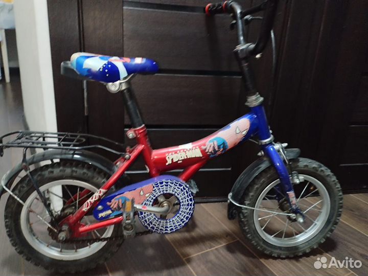 Детский велосипед человек-паук