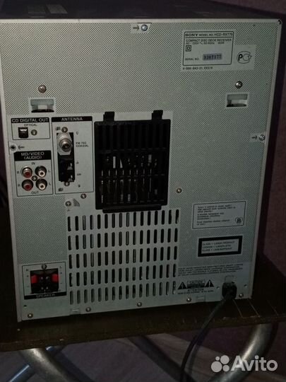 Музыкальный центр sony. HCD-RX 77S
