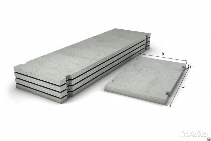 Плита дорожная пдн 6000х2000х140