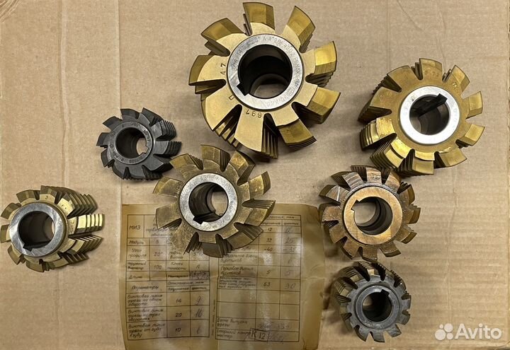 Фрезы червячные