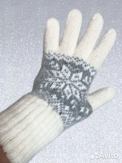 Перчатки женские шерстяные новые из ангоры, теплые