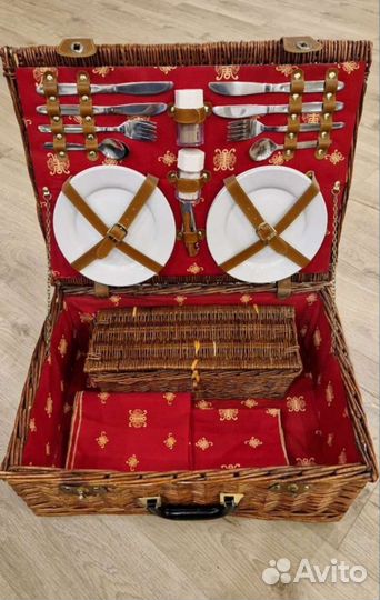 Корзина плетеная для пикника