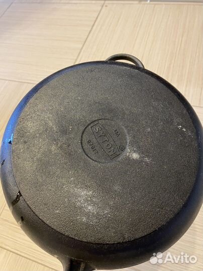 Сковорода чугунная гриль