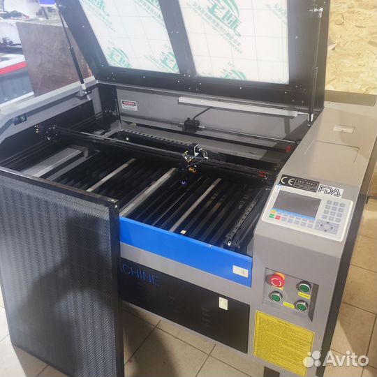 Станок лазерный по фанере 4060 F2 80В