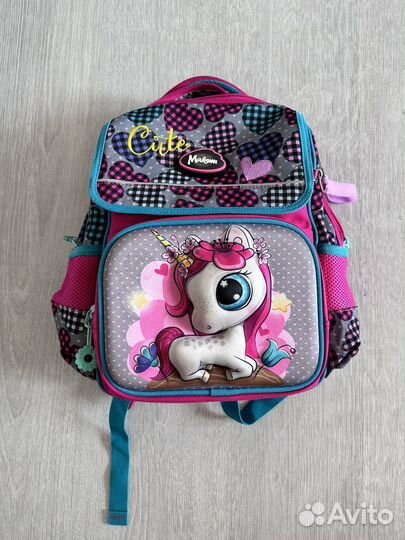 Рюкзак школьный для девочки бу