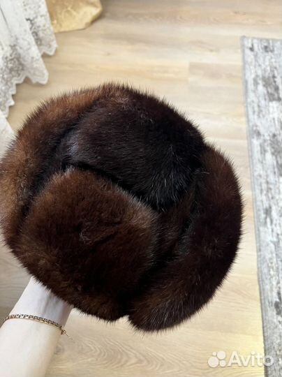 Мужская шапка норковая