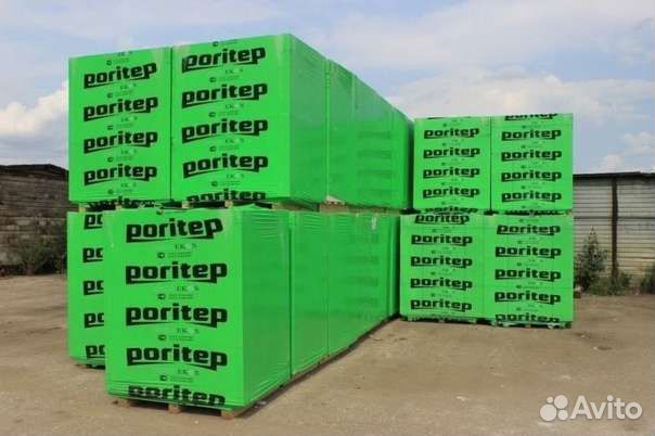 Газосиликатные блоки Poritep