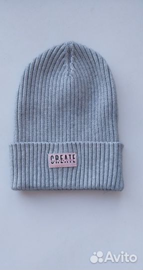 Осенняя вязаная шапка accola, размер s (52) новая