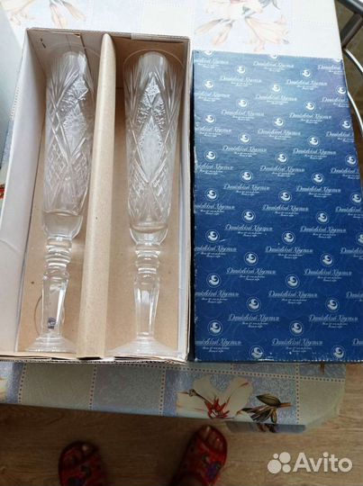 Бокалы дятьковский хрусталь