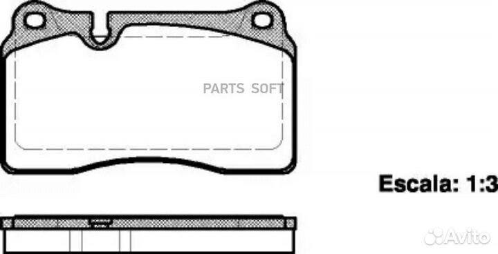 Колодки торм.диск. VW Touareg 3.0 (04) 2120000