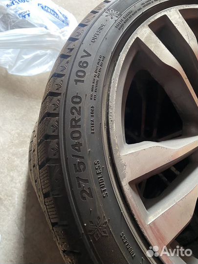 Комплект зимней резины с дисками BMW M5 275/40/r20