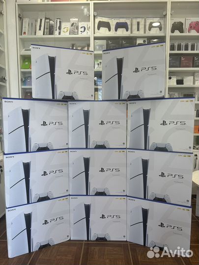 Sony Playstation 5 slim 1TB disk(+1000 игр)