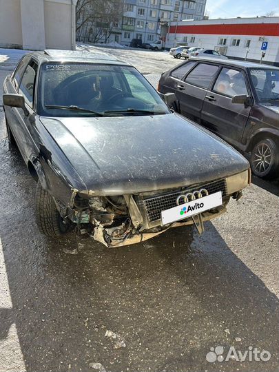 Audi 80 1.8 МТ, 1987, битый, 360 233 км