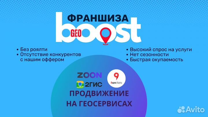 Готовый бизнес по франшизе GeoBoost