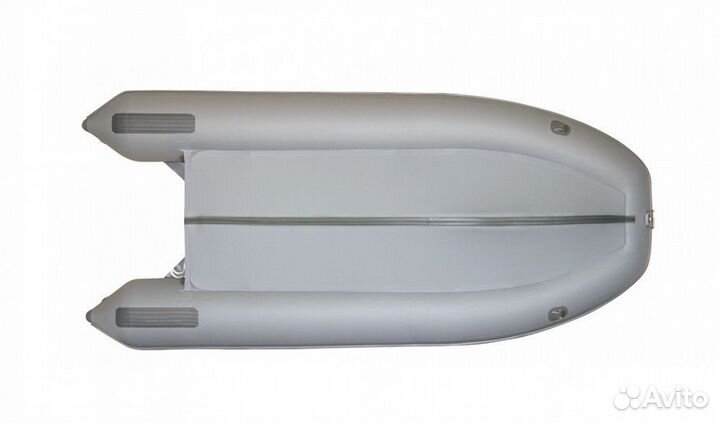 Лодка пвх Кайман N-330 (пайол 9 мм.) серый/ темно