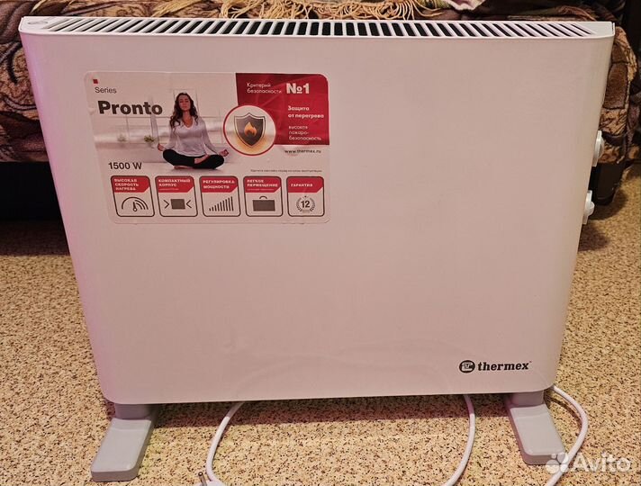 Конвектор электрический thermex pronto 1500w